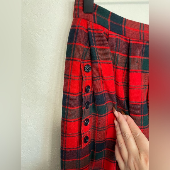 Vintage Plaid Maxi Skirt - Picture 6 of 14